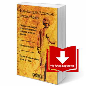 Textes choisis (3 livres de Rousseau) - Livre numérique