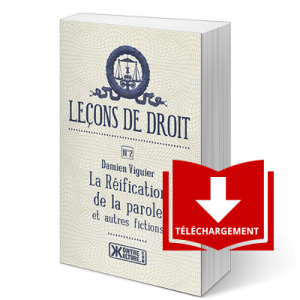 La Réification de la parole et autres fictions - Livre numérique