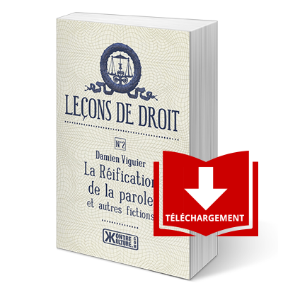 La Réification de la parole et autres fictions - Livre numérique