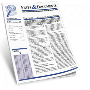 Anciens numéros de Faits et Documents