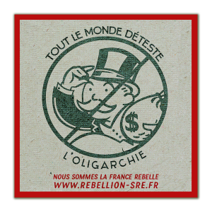Autocollants Rébellion - Tout le monde déteste l'oligarchie