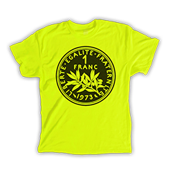Maillot Retour au Franc Jaune Fluo