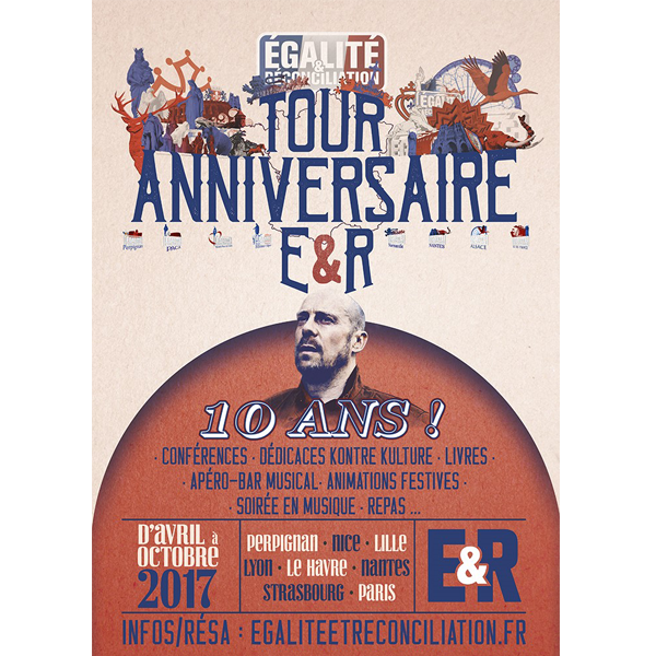 Affiche Tour anniversaire 10 ans E&R