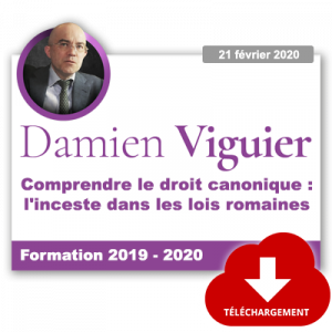Comprendre le droit canonique : l'inceste dans les lois romaines