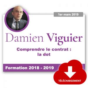 Comprendre le contrat : la dot